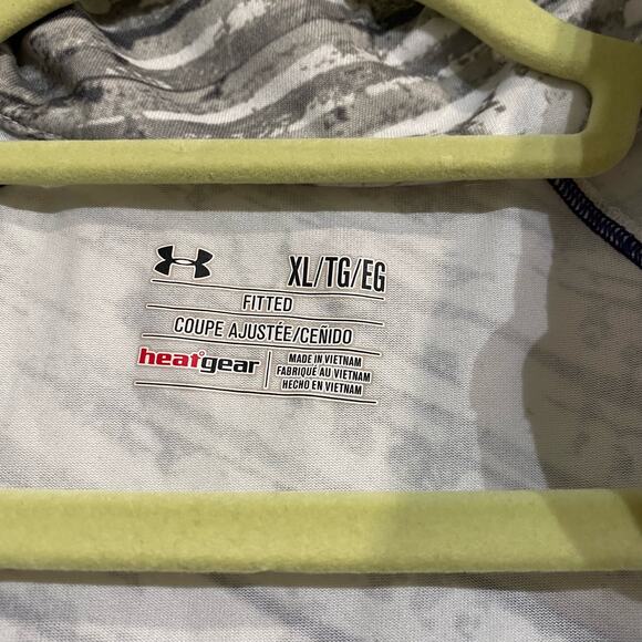 Under Armour White Half Zip Pullover Sz XL - Picture 5 of 11